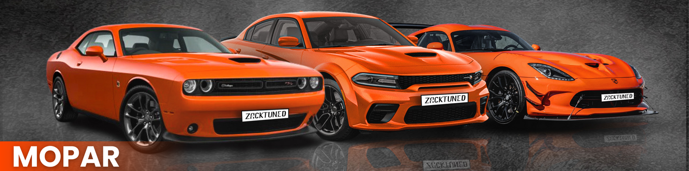 MOPAR tuning by ZackTuned offers expert ECU tuning for Dodge, Chrysler, and Jeep models. Unlock maximum horsepower, torque, and performance with custom tuning for MOPAR vehicles