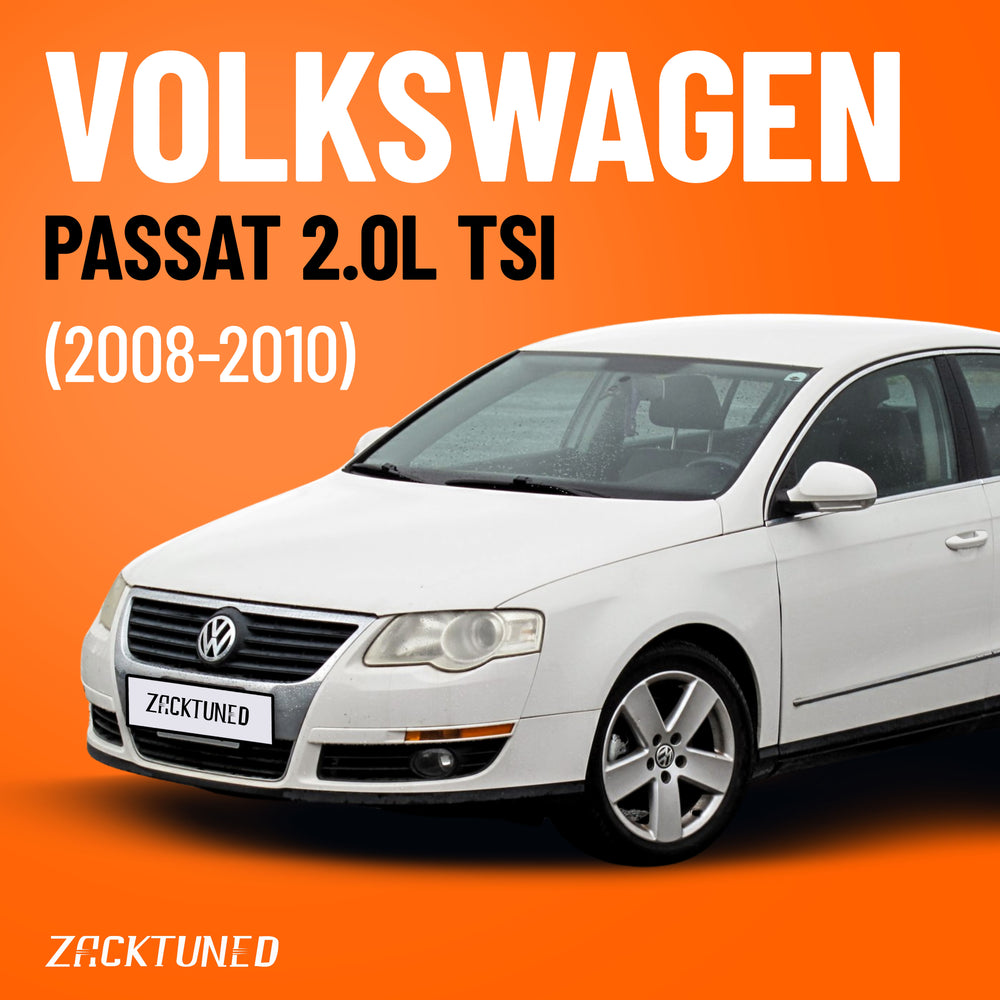 ECU Tuning for Volkswagen Passat 2.0L TSI (2008-2010) – Maximize horsepower, torque, and fuel efficiency with ZackTuned’s expert ECU tuning services.