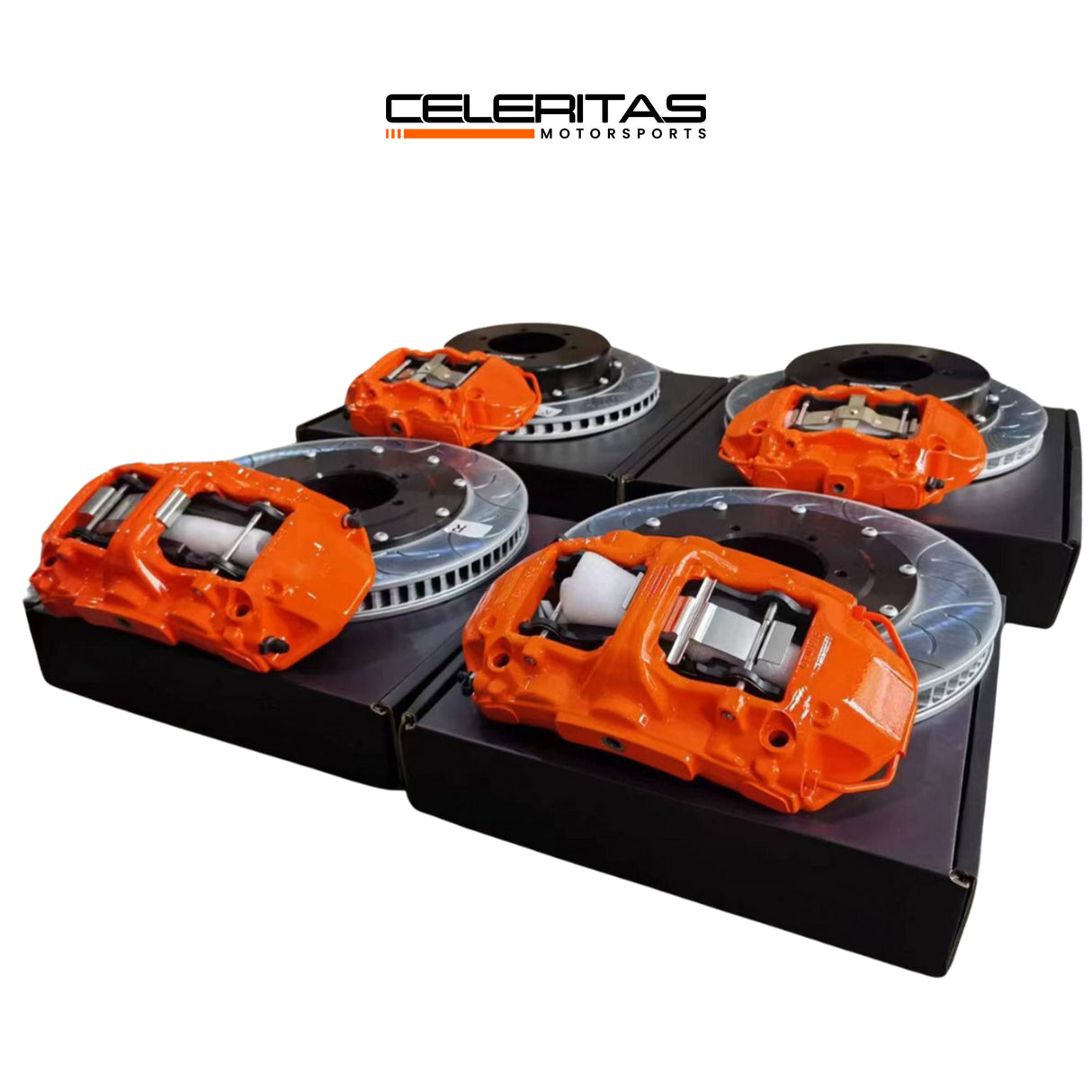 Y61 Big Brake Kit – High-performance braking solution for Nissan Patrol Y61, featuring oversized rotors, multi-piston calipers, and premium pads for superior stopping power, fade resistance, and enhanced control during off-road and high-speed driving.