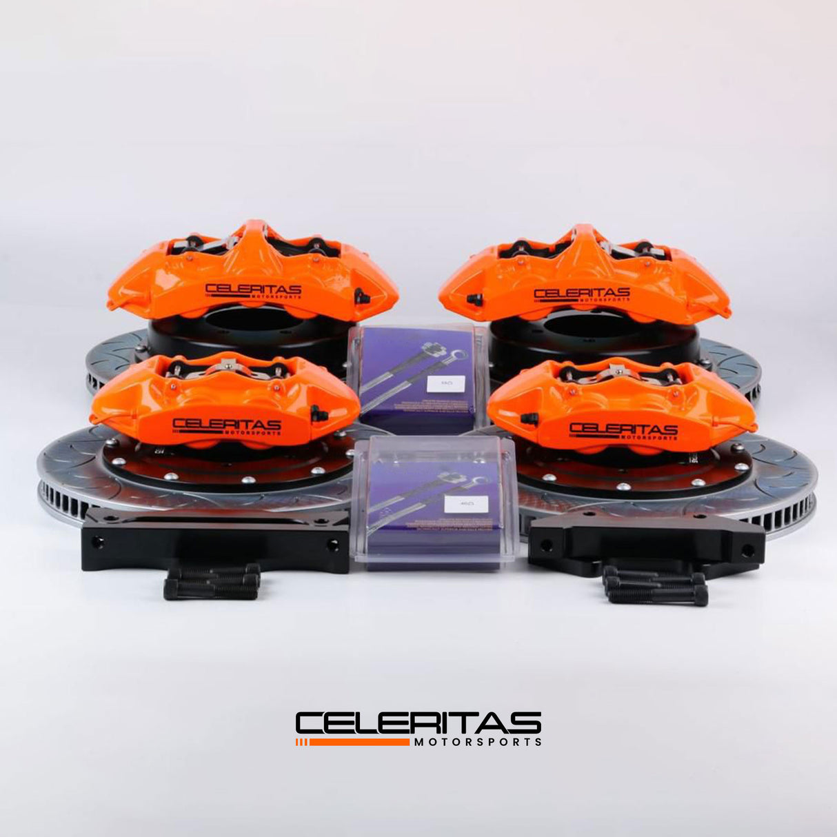 Y61 Big Brake Kit – High-performance braking solution for Nissan Patrol Y61, featuring oversized rotors, multi-piston calipers, and premium pads for superior stopping power, fade resistance, and enhanced control during off-road and high-speed driving.