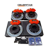 Y61 Big Brake Kit – High-performance braking solution for Nissan Patrol Y61, featuring oversized rotors, multi-piston calipers, and premium pads for superior stopping power, fade resistance, and enhanced control during off-road and high-speed driving.