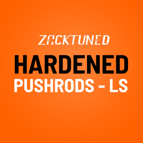 ZackTuned Hardened Pushrods for LS engines, designed for high-performance and durability in valve train applications